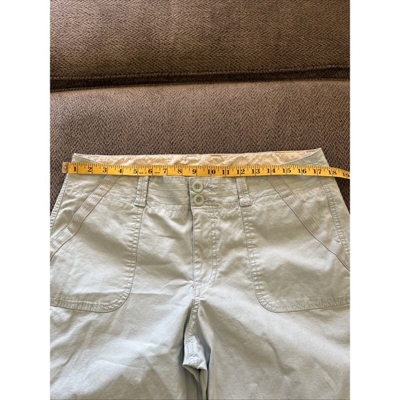 Dockers women's Capri pants light blue drawstring Size 14 - Picture 7 of 9